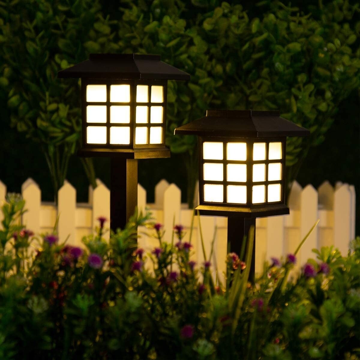 12pcs Garden Waterproof Outdoor Solar Lights for Yard,Landscape,Patio