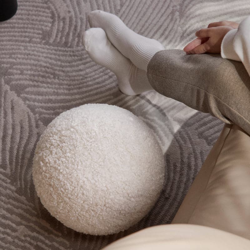 Cuscino con palline di sesamo