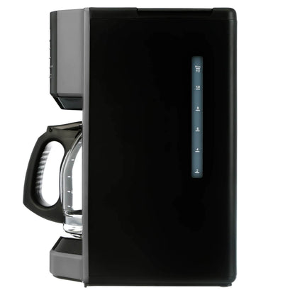 12 Cup Programmable Coffee Maker with Rapid Brew in Silver