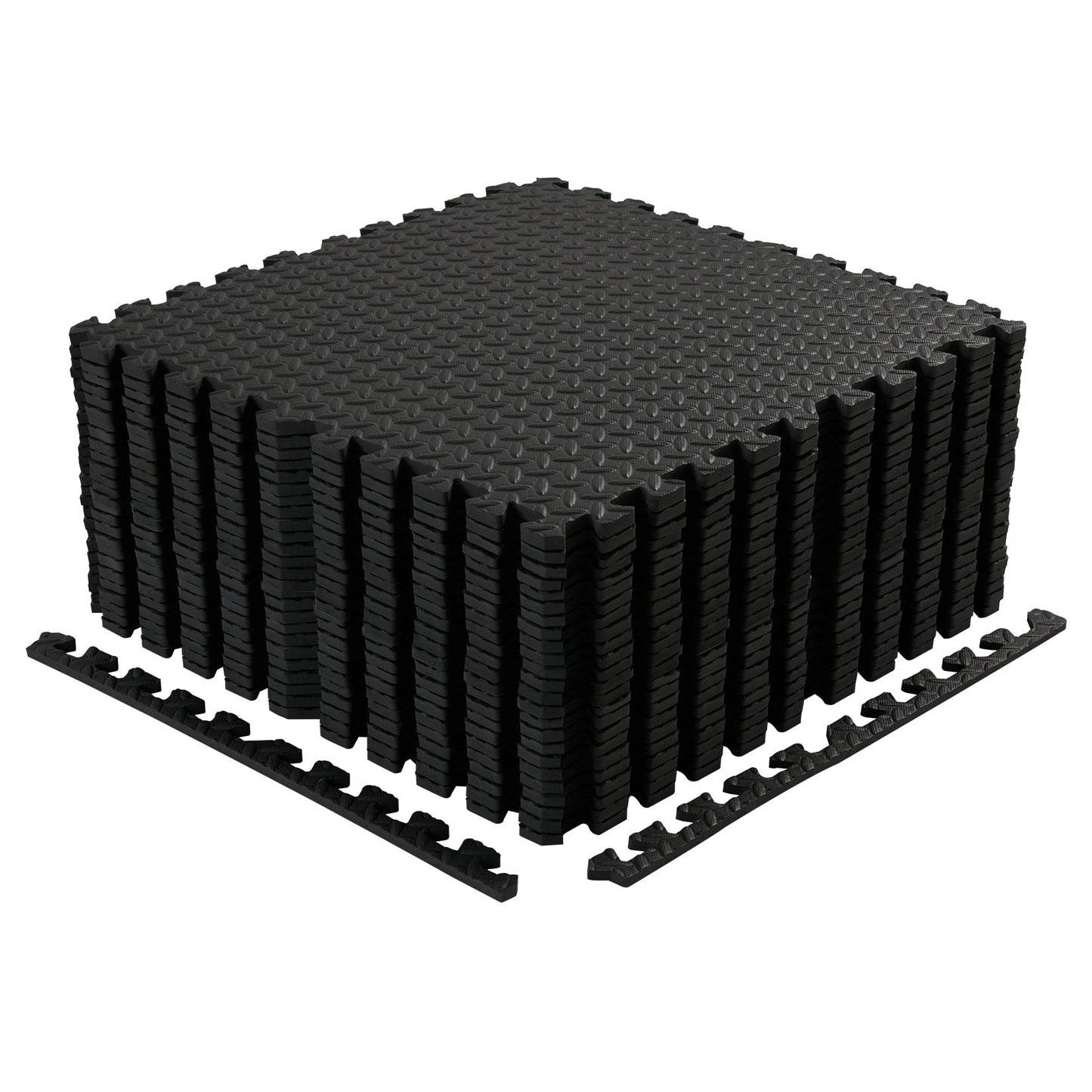 12 Tiles Gym Foam Puzzle Floor Tiles 24x24 Interlocking Floor Mats 48sq.ft