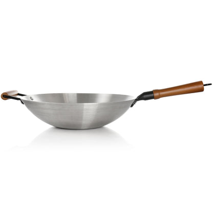 14 Inch Stainless Steel Wok
