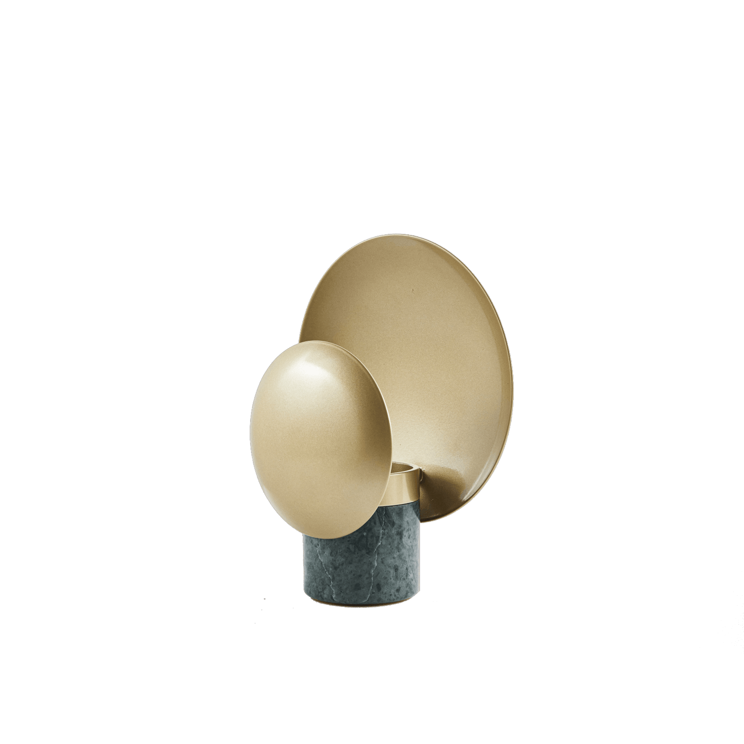 Portacandele a forma di luna piena