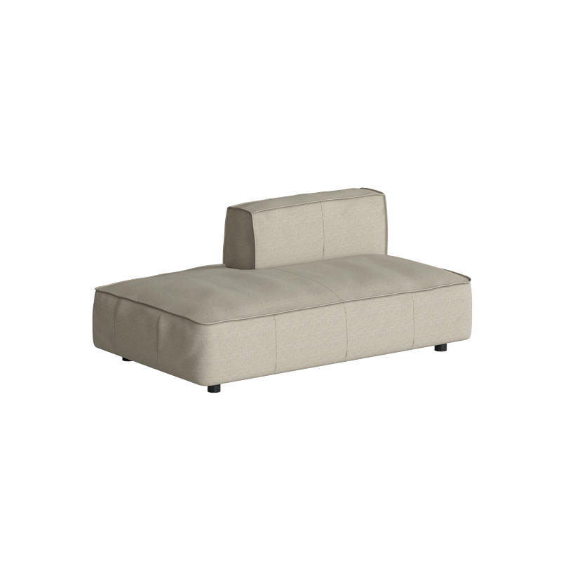 Divano Butter Soft, divano componibile a L con chaise longue