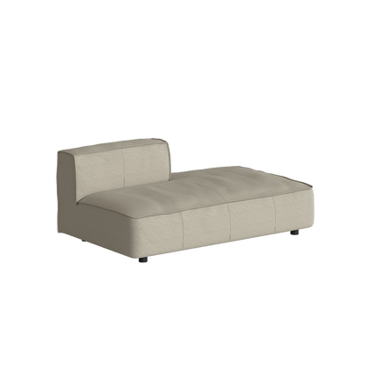 Divano Butter Soft, divano componibile a L con chaise longue