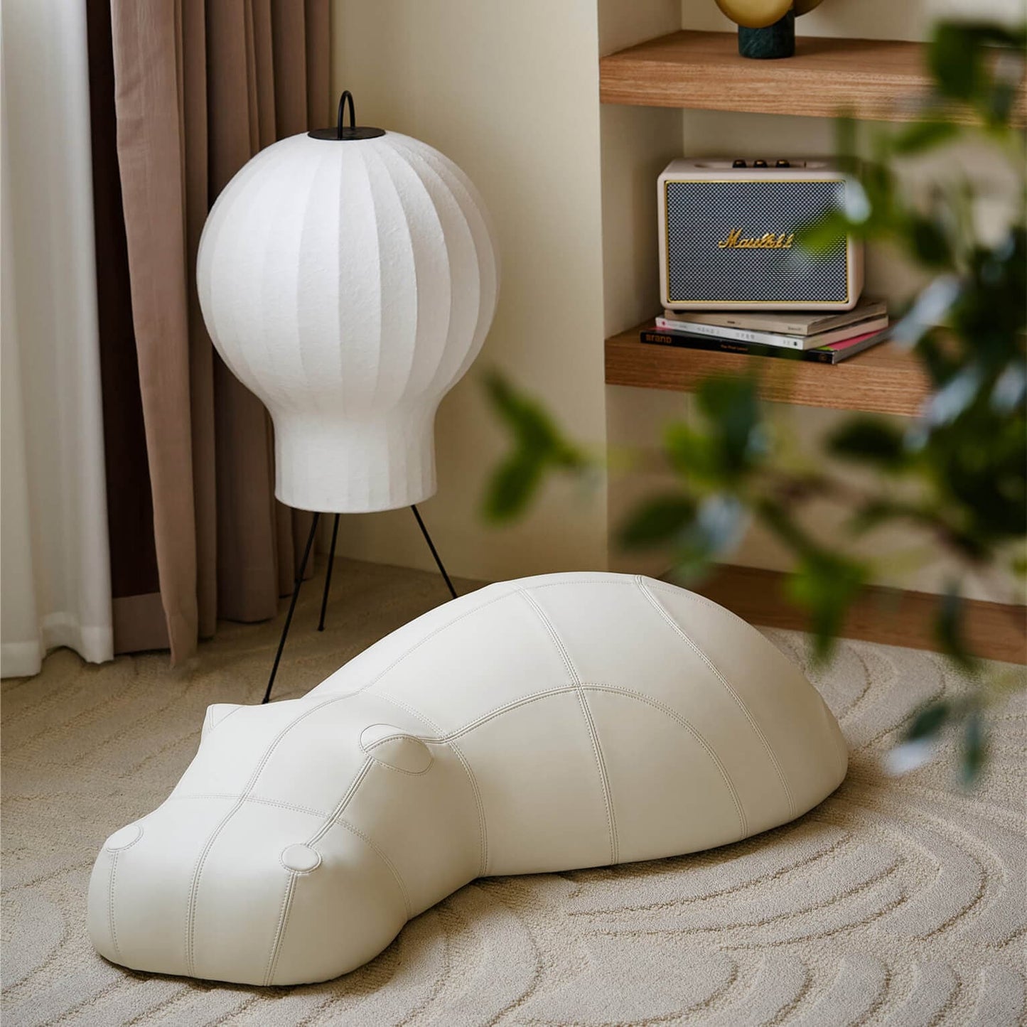 Pouf Ippopotamo - Pelle