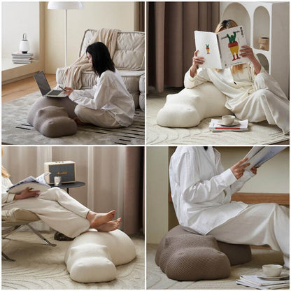 Pouf Ippopotamo - Pelle