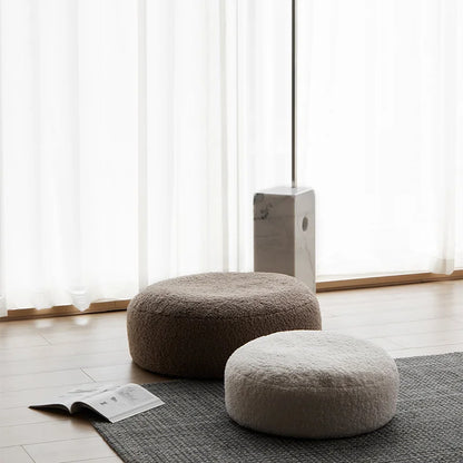 Pouf a forma di agnello