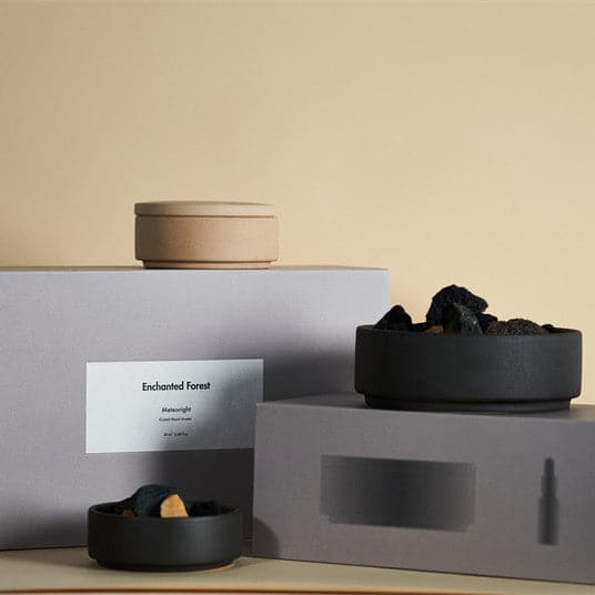 Set diffusore di cristallo della serie Stardust con cristalli profumati e olio essenziale