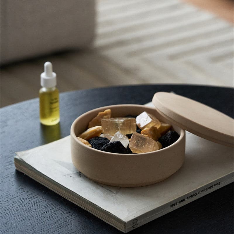 Set diffusore di cristallo della serie Stardust con cristalli profumati e olio essenziale