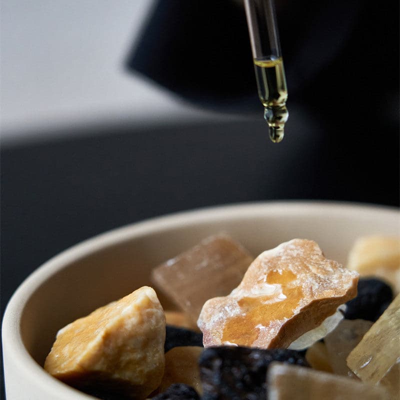 Set diffusore di cristallo della serie Stardust con cristalli profumati e olio essenziale