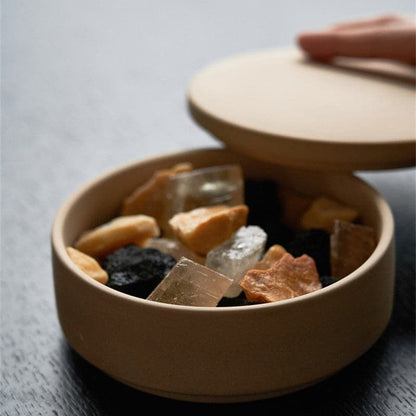 Set diffusore di cristallo della serie Stardust con cristalli profumati e olio essenziale
