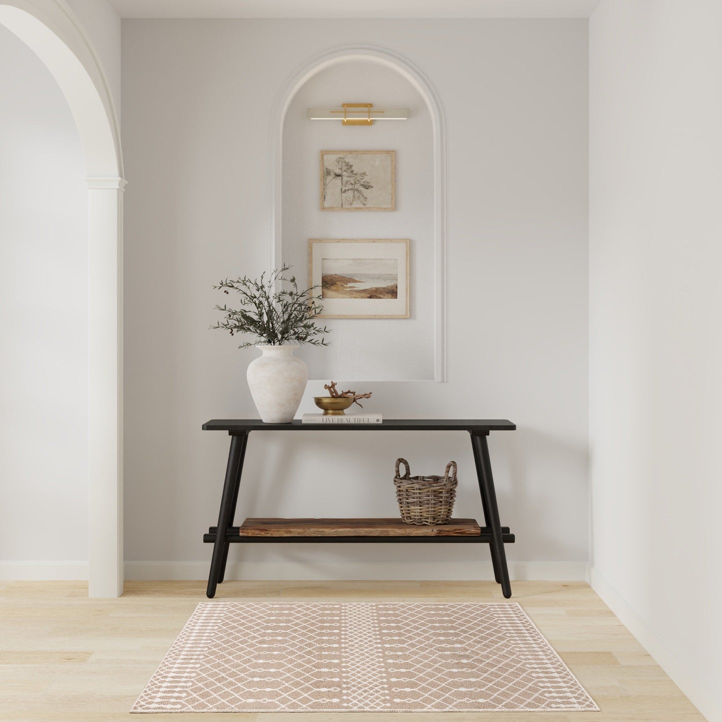 Nourison Astra Machine Washable Moroccan Area Rug