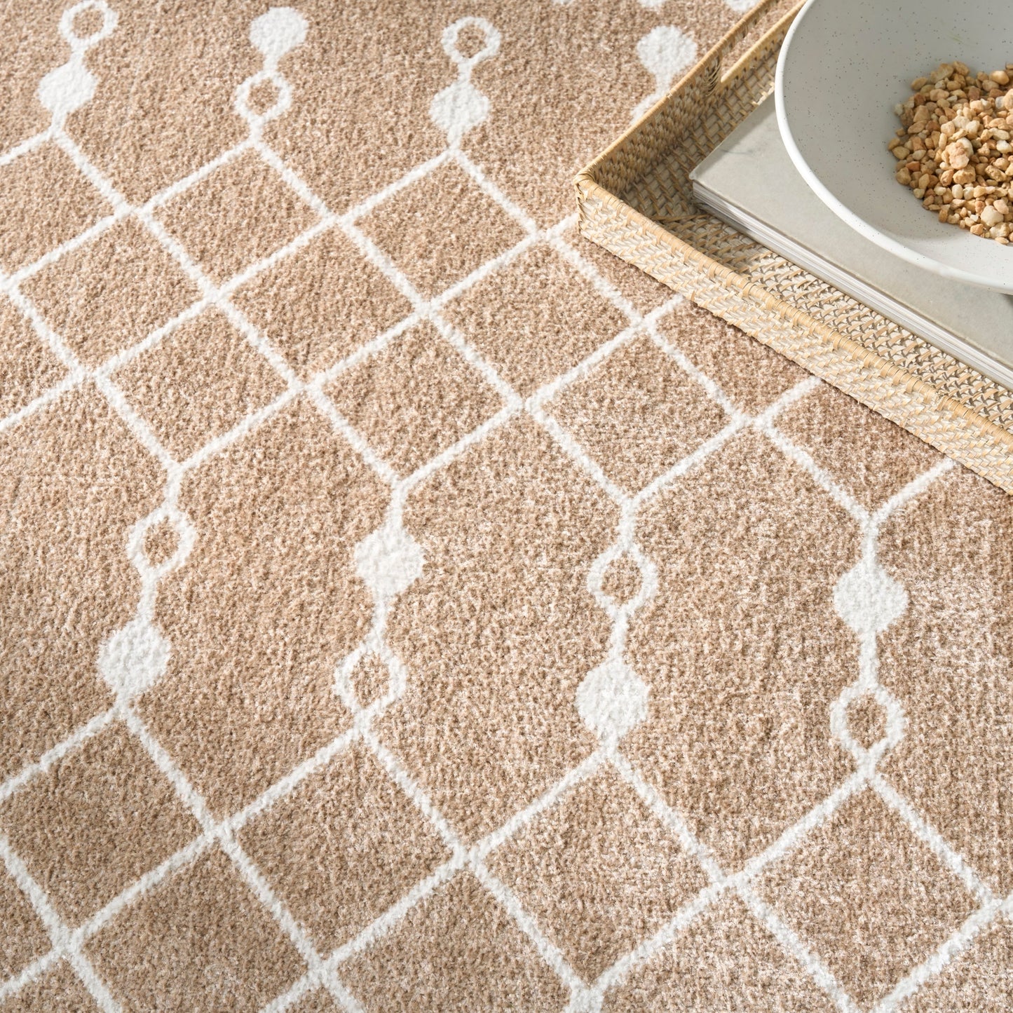 Nourison Astra Machine Washable Moroccan Area Rug