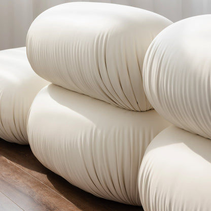 Divano Ondo/4 posti con pouf