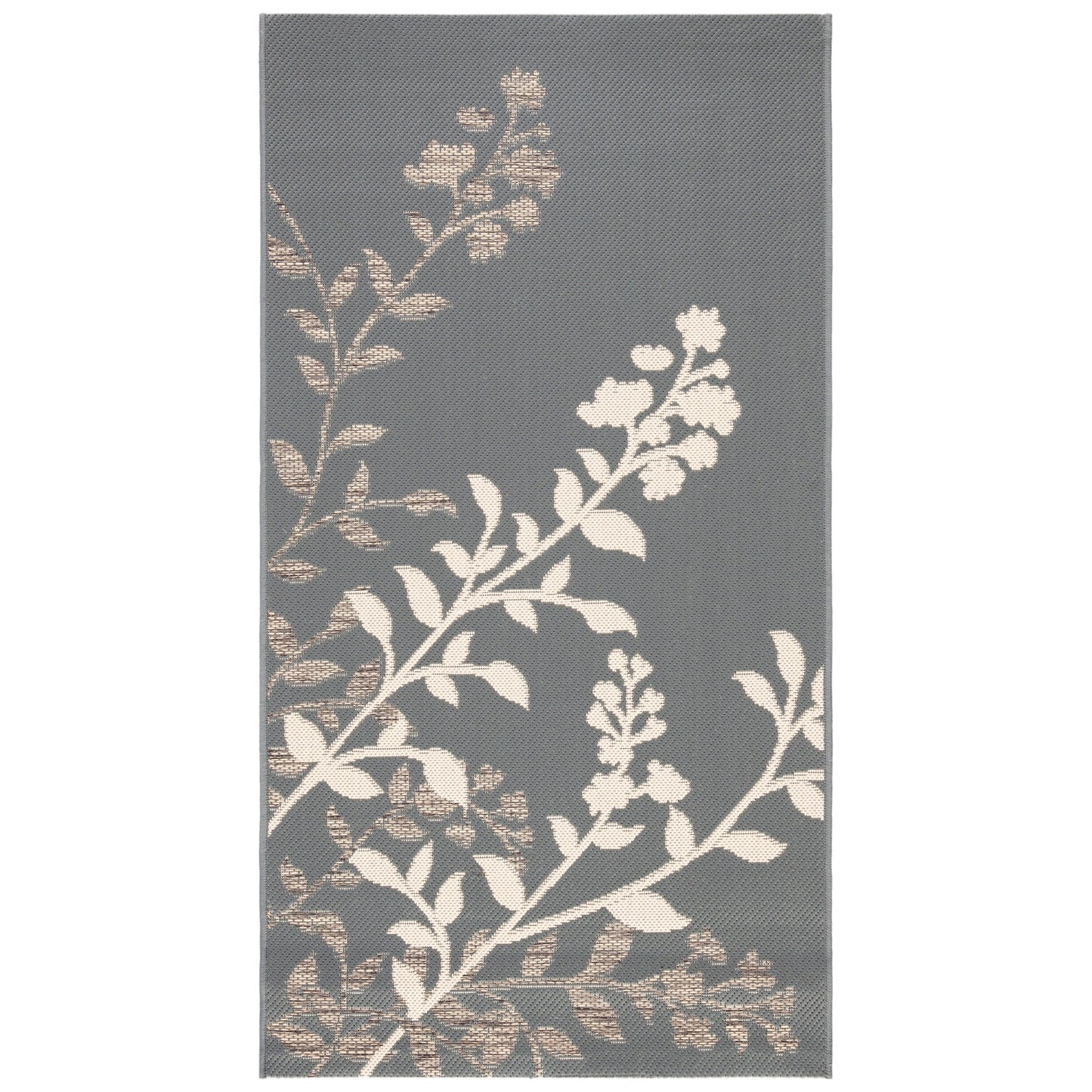 SAFAVIEH Courtyard Luann Botanical Indoor/ Outdoor Waterproof Patio Backyard Rug