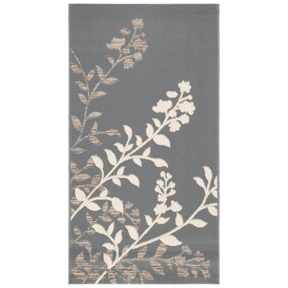 SAFAVIEH Courtyard Luann Botanical Indoor/ Outdoor Waterproof Patio Backyard Rug