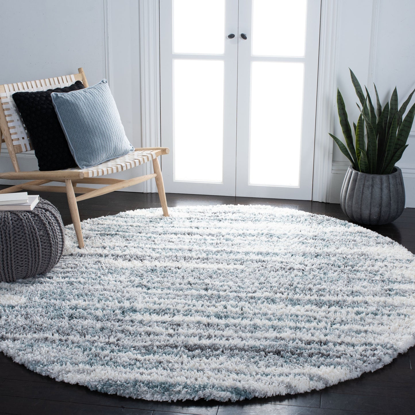 SAFAVIEH Fontana Shag Fatema Modern Abstract 2-inch Thick Rug