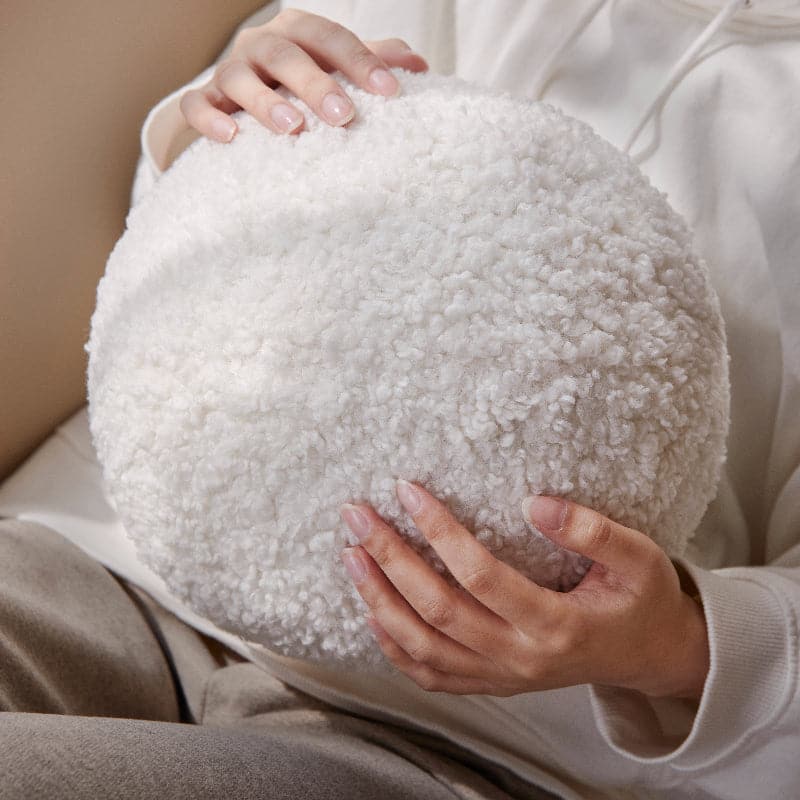 Cuscino con palline di sesamo