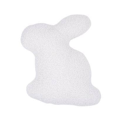 Cuscino da tiro a forma di coniglio pensatore