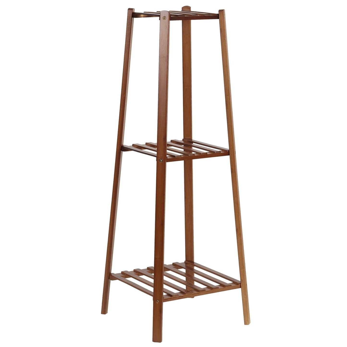 Wooden Flower Stand Plant Frame Balcony Multi-Tier Potted Shelving
